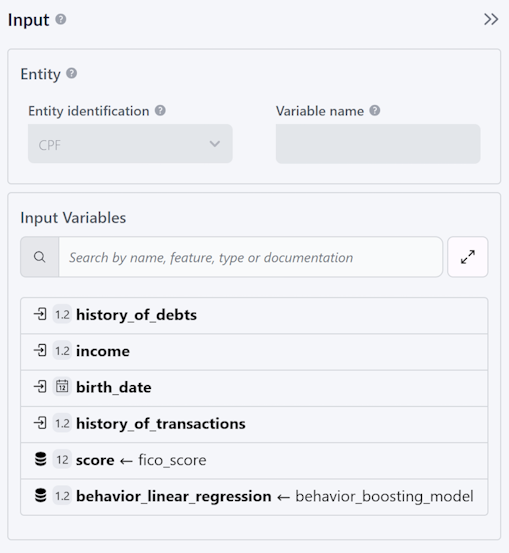 Policy input